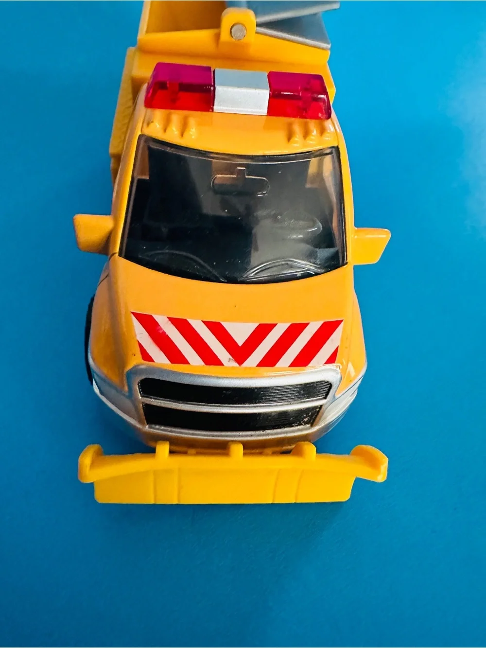 Lil Truckers City Snow Plow & Spreader Die Cast Truck Lil Road Marks Toy 4.75”